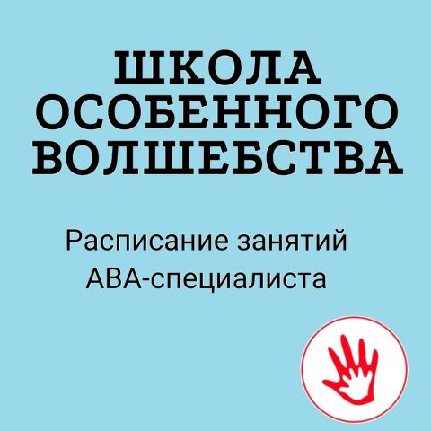 Занятия с АВА-специалистом. "Школа особенного волшебства"