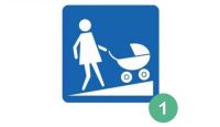 Томичи выбрали знак для указания пути инвалидам и мамам с колясками