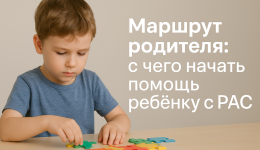 С чего начать, если у ребенка РАС: инструкция для родителей