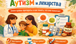 Аутизм и лекарства: зачем нужны препараты и как понять, что они помогают